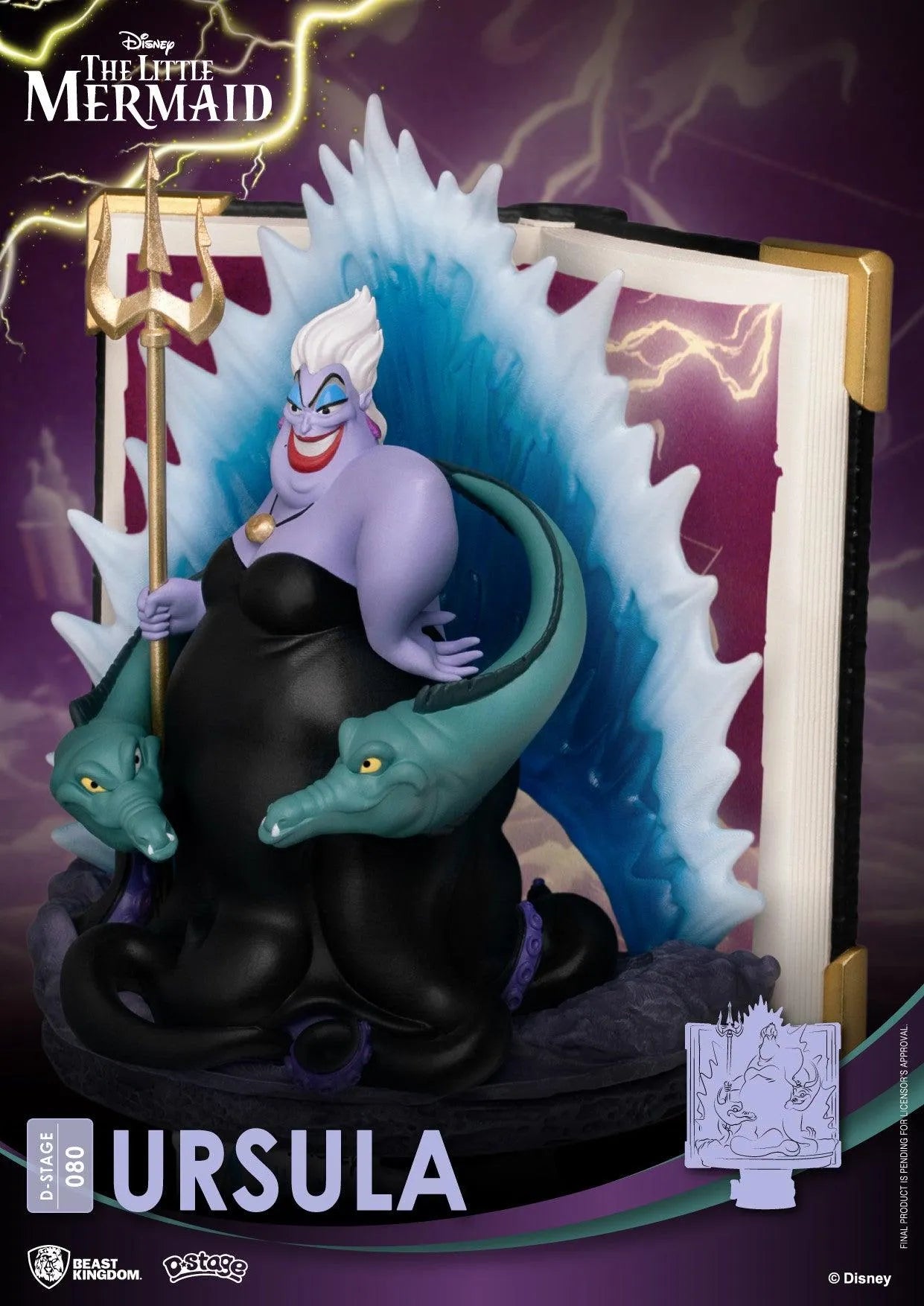 VR-90981 Beast Kingdom D Stage Story Book Series The Little Mermaid Ursula (Closed Box Packaging) - Beast Kingdom - Titan Pop Culture