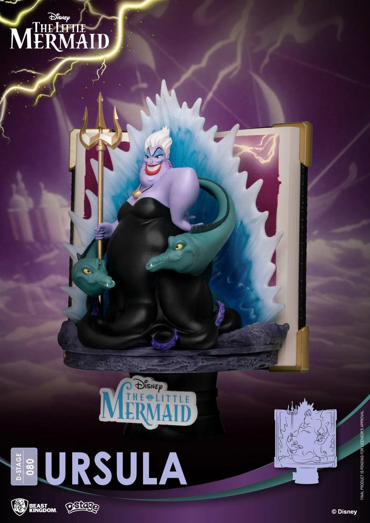 VR-90981 Beast Kingdom D Stage Story Book Series The Little Mermaid Ursula (Closed Box Packaging) - Beast Kingdom - Titan Pop Culture