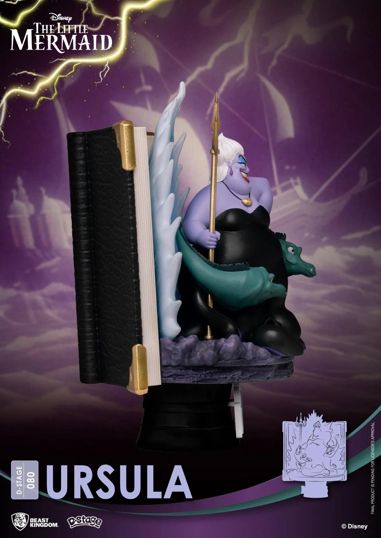 VR-90981 Beast Kingdom D Stage Story Book Series The Little Mermaid Ursula (Closed Box Packaging) - Beast Kingdom - Titan Pop Culture