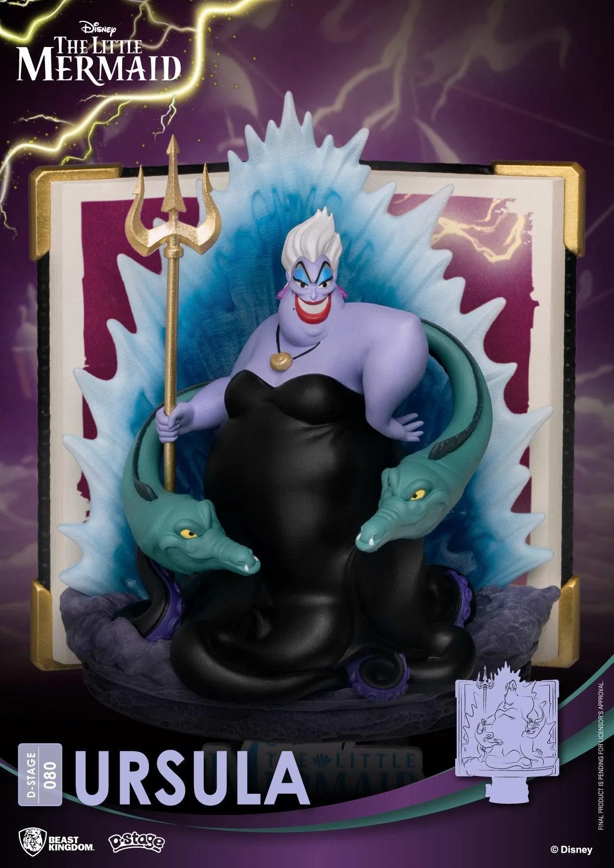 VR-90981 Beast Kingdom D Stage Story Book Series The Little Mermaid Ursula (Closed Box Packaging) - Beast Kingdom - Titan Pop Culture