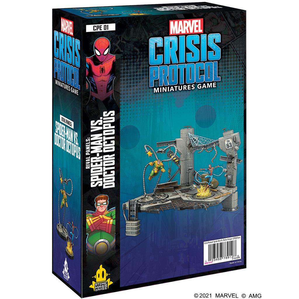 VR-91532 Marvel Crisis Protocol Rival Panels - Spider-Man VS Doctor Octopus - Atomic Mass Games - Titan Pop Culture