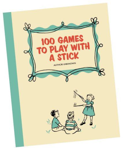 VR-91901 100 Games to Play with a Stick (this is actually a book) - DSS Games - Titan Pop Culture
