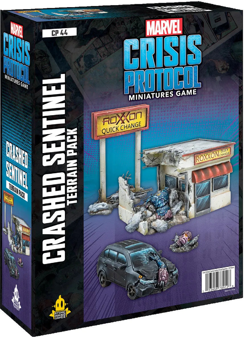 Marvel Crisis Protocol Crashed Sentinel Terrain Pack