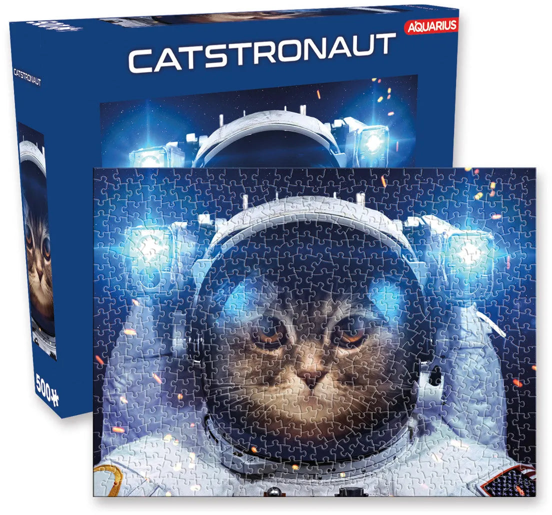 Aquarius Puzzle Catstronaut Puzzle 500 pieces