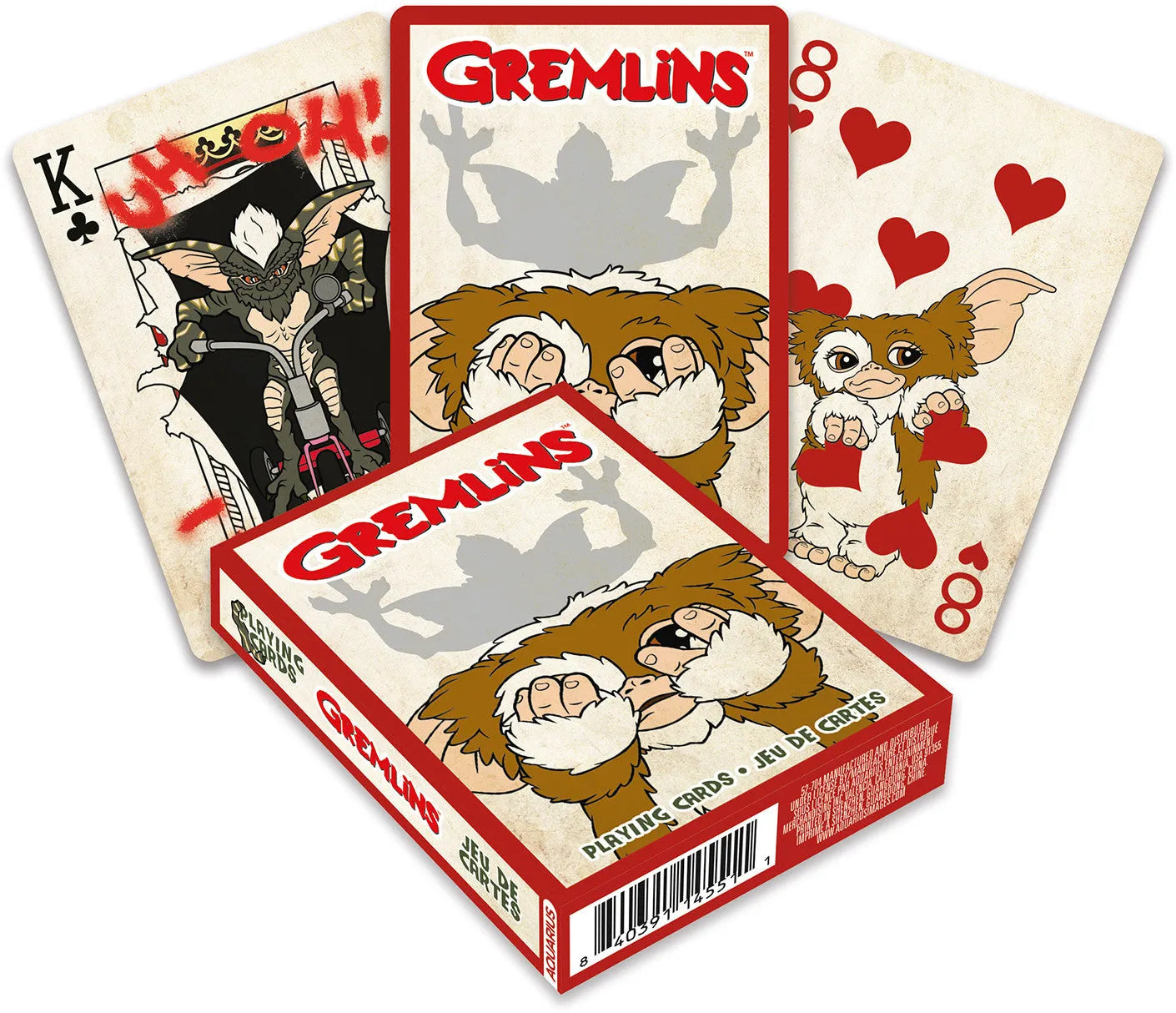 VR-92665 Playing Cards Gremlins - Aquarius - Titan Pop Culture