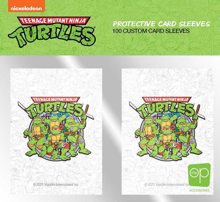 VR-93486 Teenage Mutant Ninja Turtles Card Sleeves (pack of 100 sleeves) - The Op - Titan Pop Culture