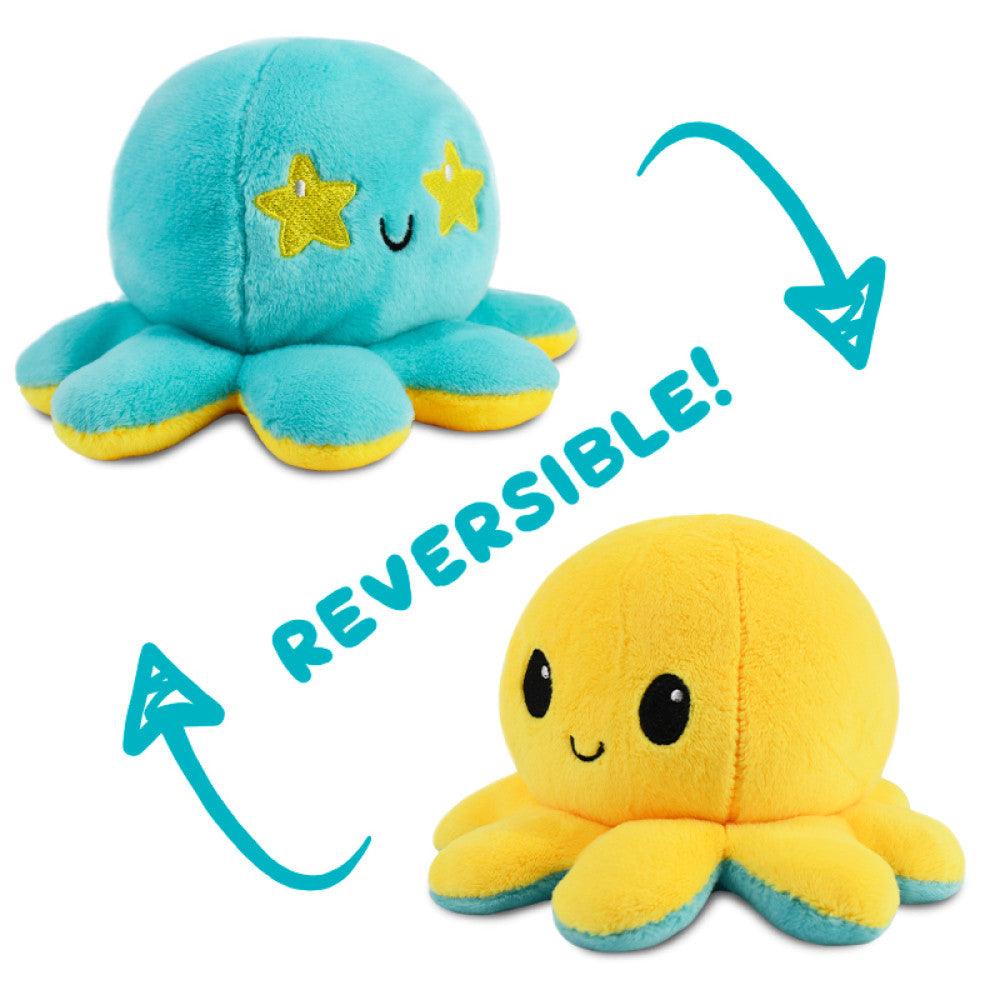 VR-93605 Reversible Plushie - Octopus Starry Eyes - Tee Turtle - Titan Pop Culture