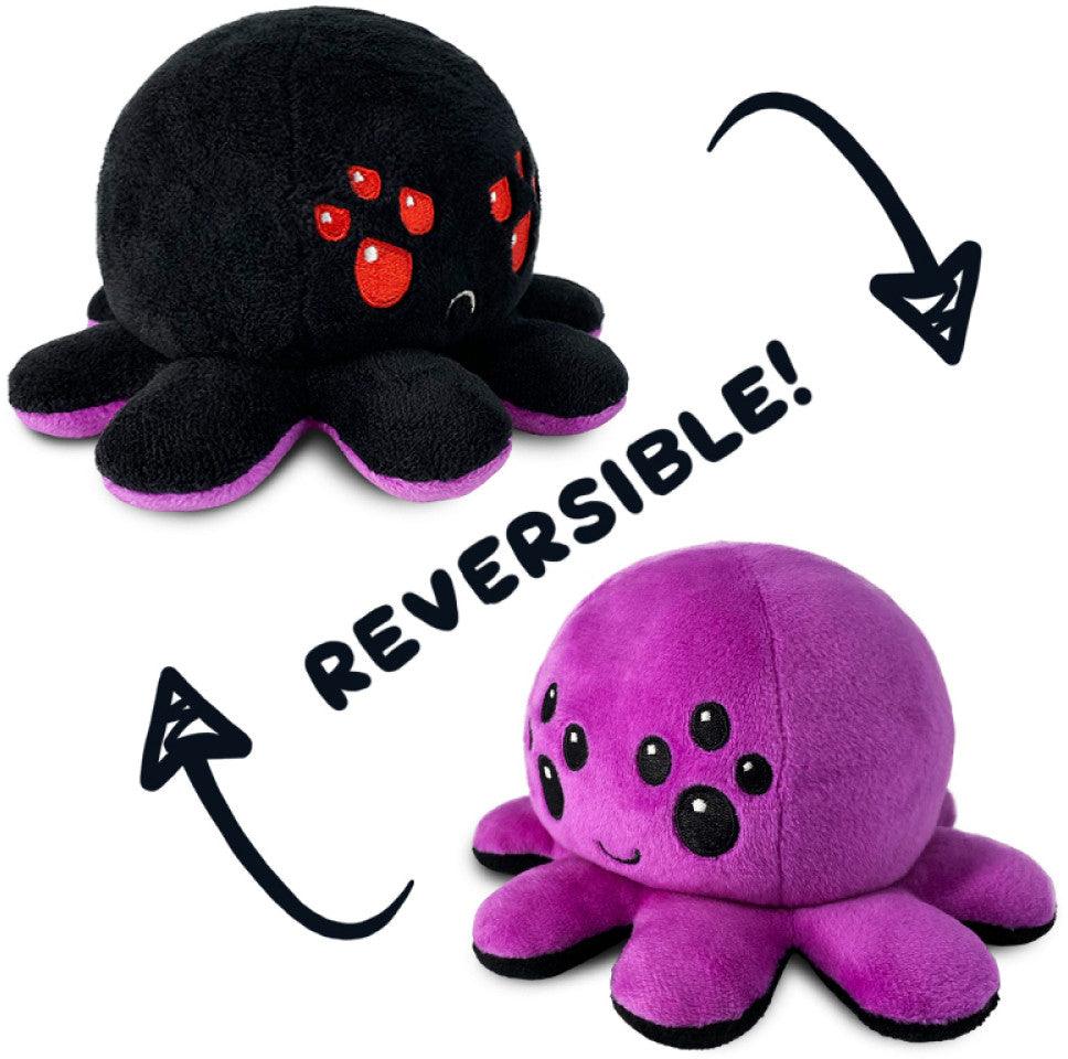 VR-93700 Reversible Plushie - Spider Black/Purple - Tee Turtle - Titan Pop Culture