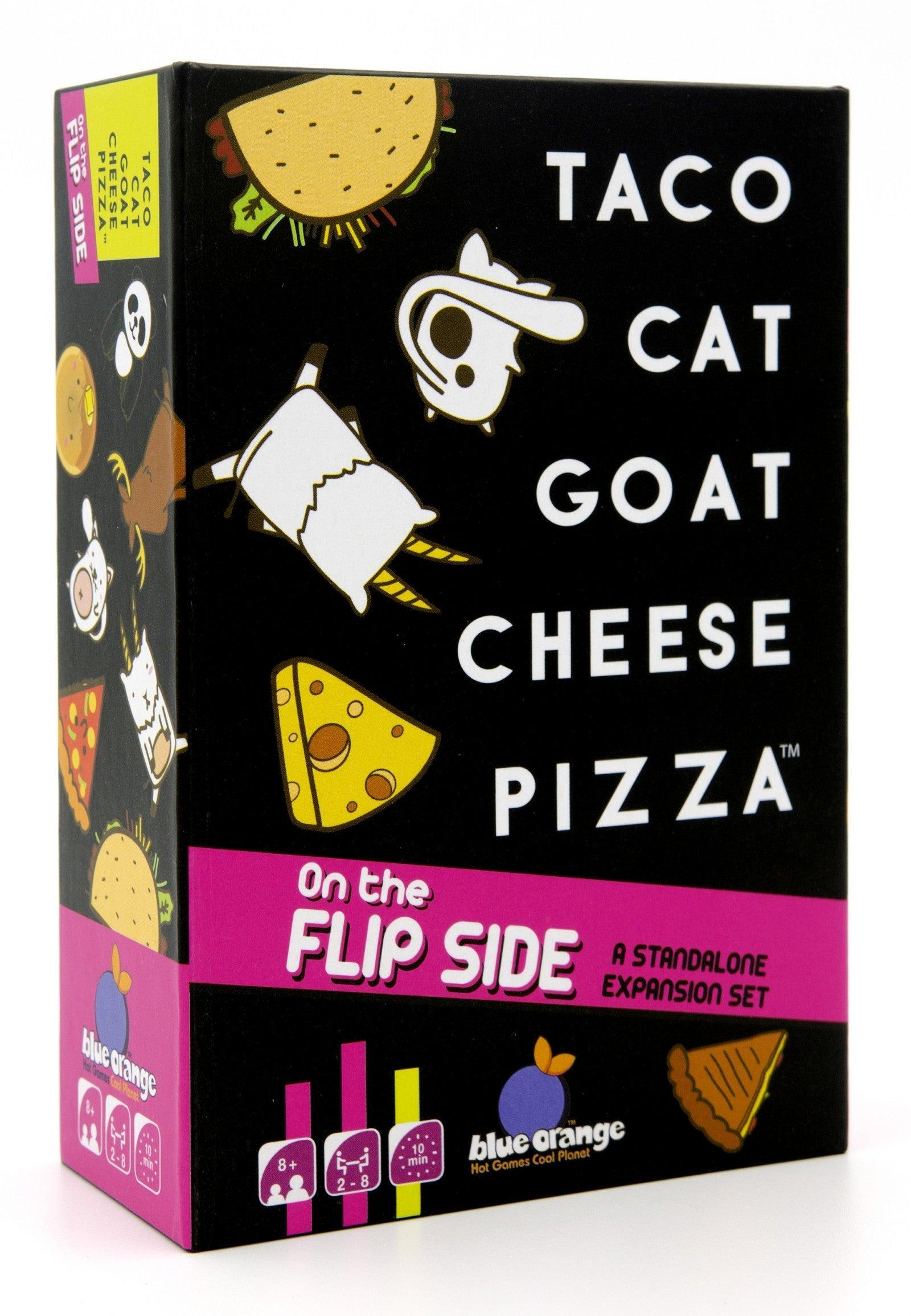 VR-94006 Taco Cat Goat Cheese Pizza on the Flip Side (Stand Alone Expansion) - Blue Orange Games - Titan Pop Culture