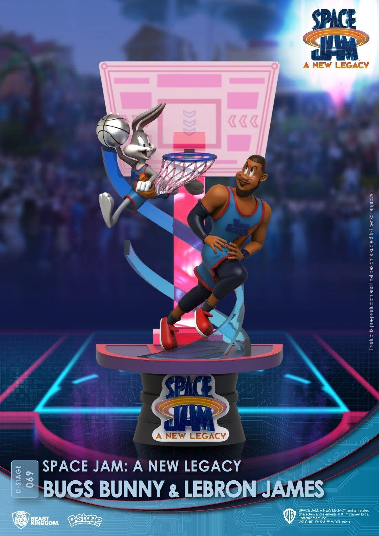 VR-94022 Beast Kingdom D Stage Space Jam a New Legacy Bugs Bunny & Lebron James - Beast Kingdom - Titan Pop Culture