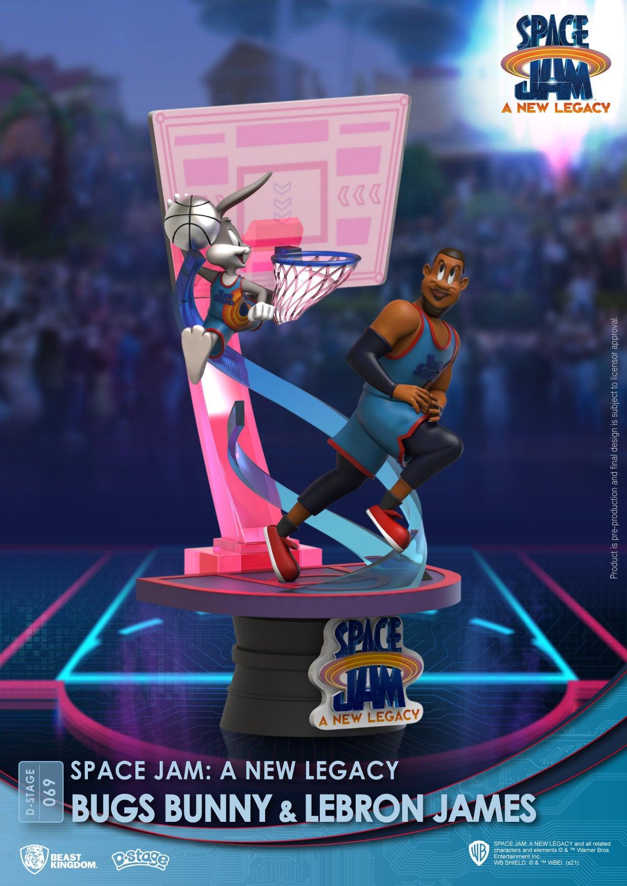 VR-94022 Beast Kingdom D Stage Space Jam a New Legacy Bugs Bunny & Lebron James - Beast Kingdom - Titan Pop Culture