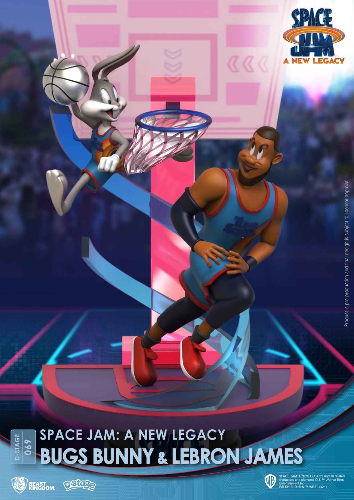 VR-94022 Beast Kingdom D Stage Space Jam a New Legacy Bugs Bunny & Lebron James - Beast Kingdom - Titan Pop Culture