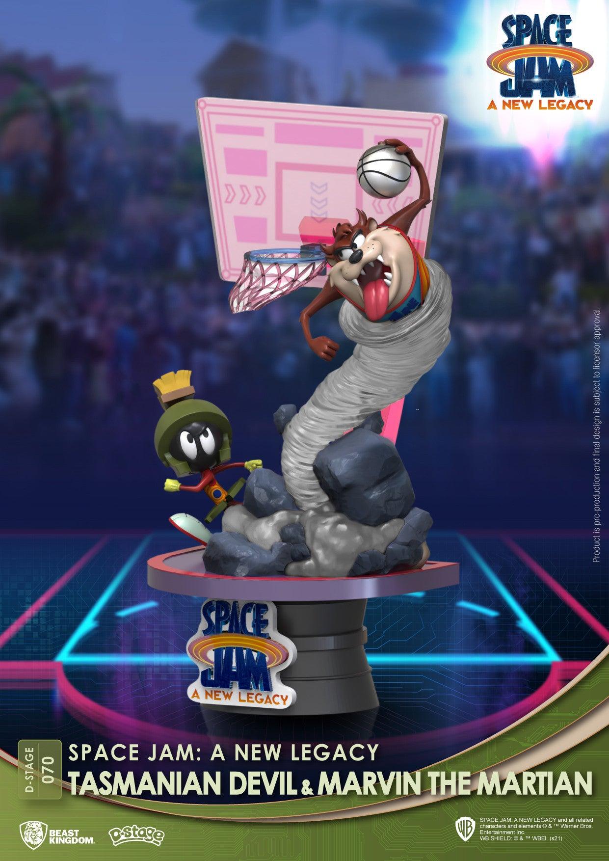 VR-94023 Beast Kingdom D Stage Space Jam a New Legacy Tasmanian Devil & Marvin the Martian - Beast Kingdom - Titan Pop Culture