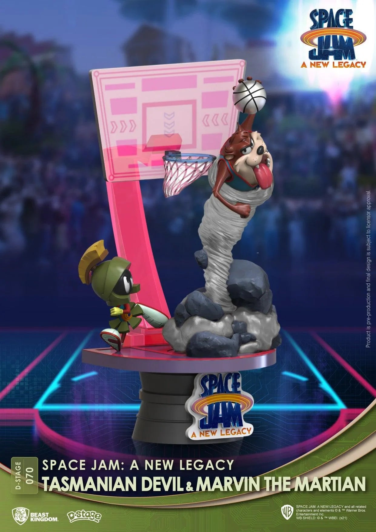VR-94023 Beast Kingdom D Stage Space Jam a New Legacy Tasmanian Devil & Marvin the Martian - Beast Kingdom - Titan Pop Culture