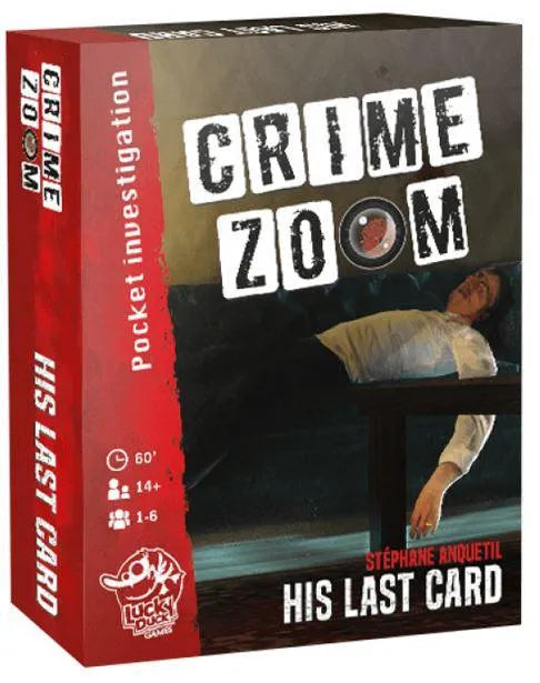 VR-94299 Crime Zoom Case 1 - His Last Card - Lucky Duck Games - Titan Pop Culture