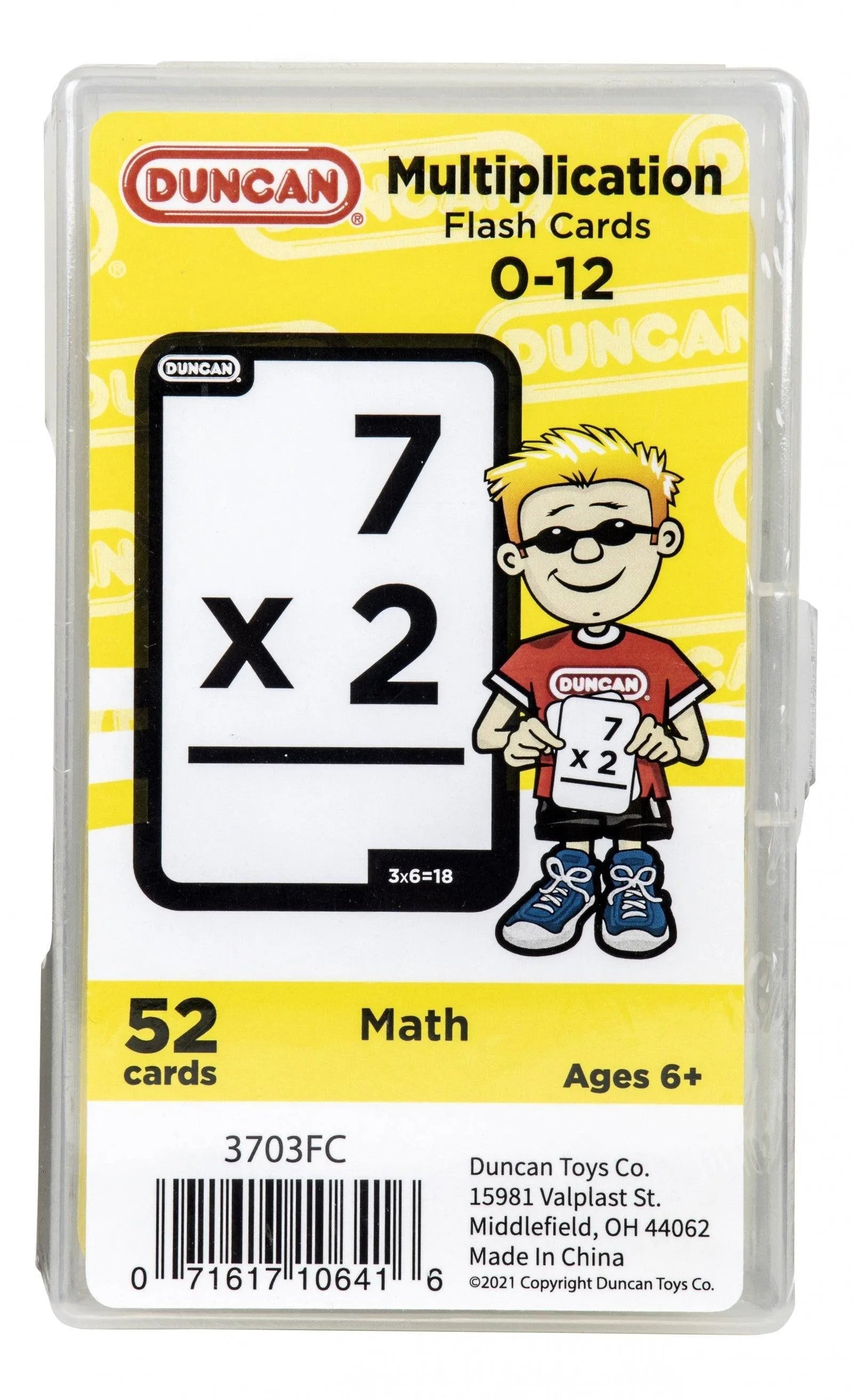 VR-94729 Duncan Flash Cards Multiplication - Duncan - Titan Pop Culture