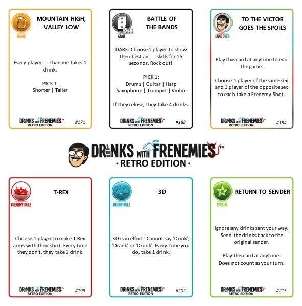 VR-96274 Drink with Frenemies Retro Edition - E Games - Titan Pop Culture