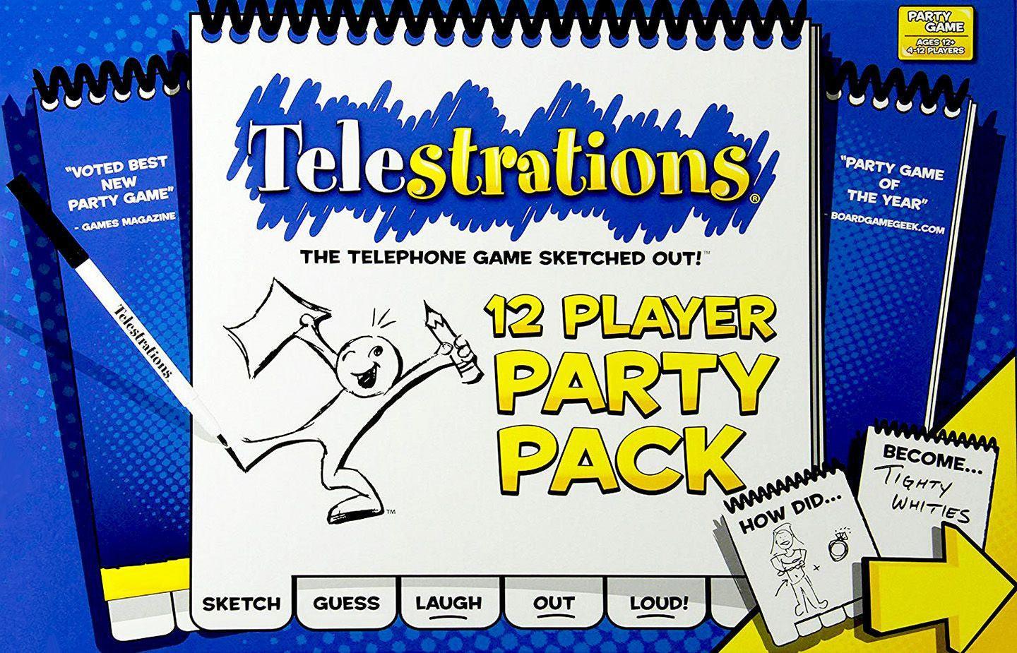 VR-96357 Telestrations 12 Player Party Pack - Crown & Andrews - Titan Pop Culture