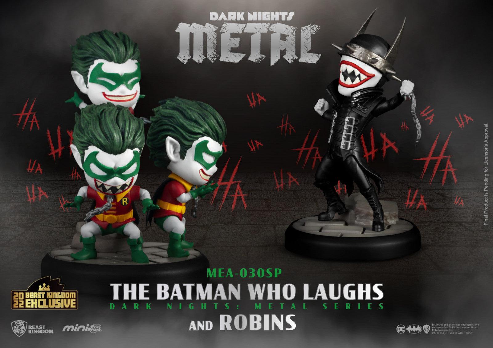 VR-96539 Beast Kingdom Mini Egg Attack Batman Dark Nights Metal Series the Batman Who Laughs & Robin Minions (2022 EVENT EXCLUSIVE) - Beast Kingdom - Titan Pop Culture