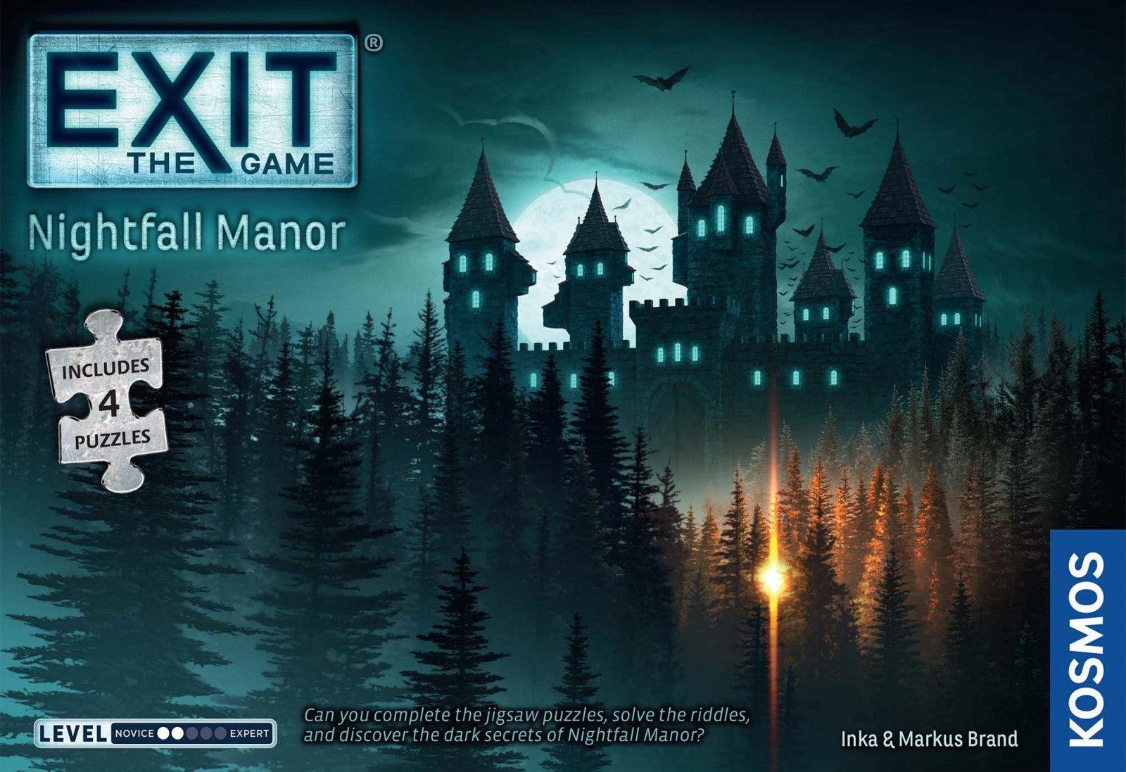 VR-96911 Exit the Game Nightfall Manor PUZZLE (Jigsaw Puzzle and Game) - Kosmos - Titan Pop Culture