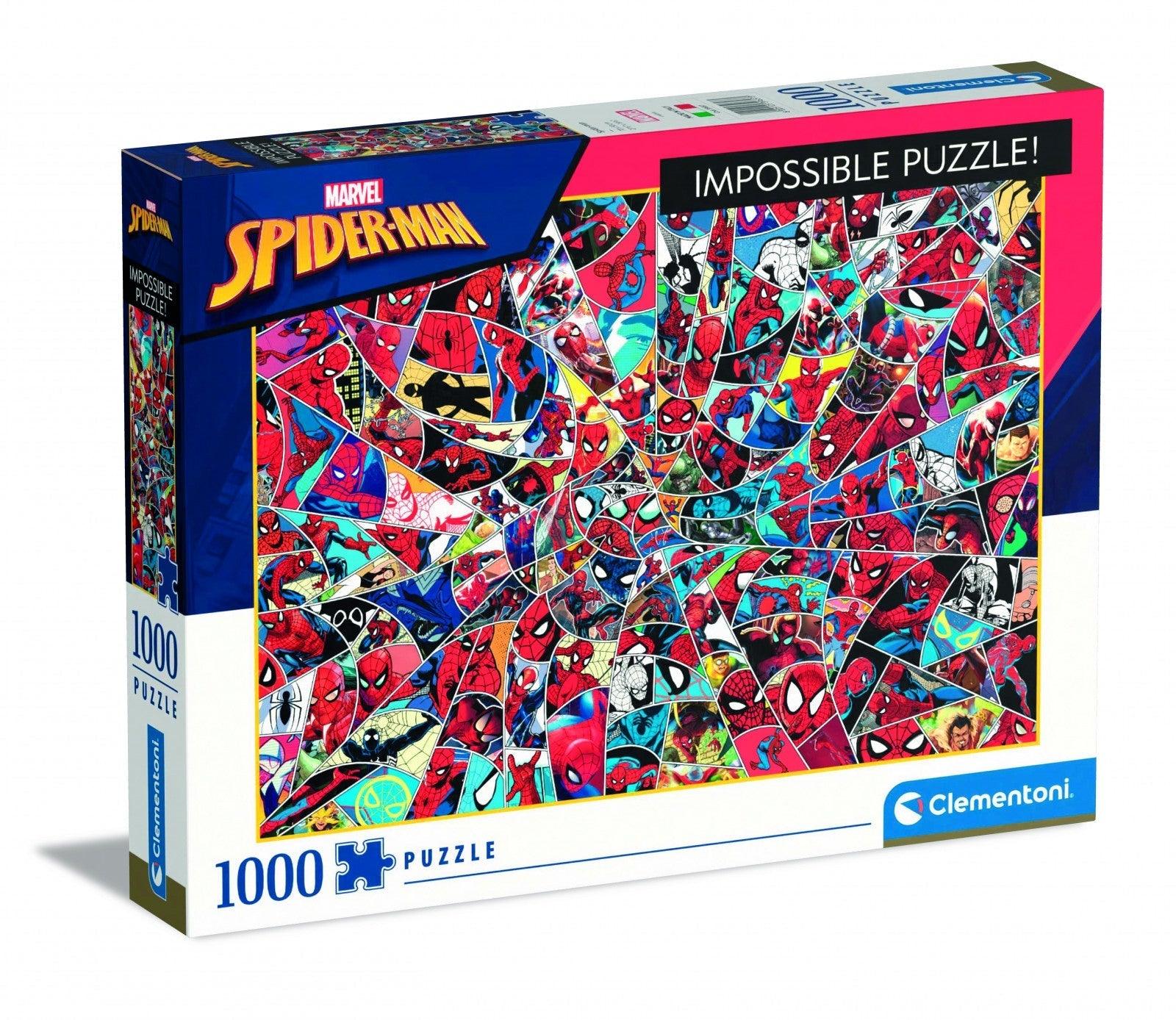 VR-97666 Clementoni Puzzle Spiderman Impossible Puzzle 1000 pieces - Clementoni - Titan Pop Culture