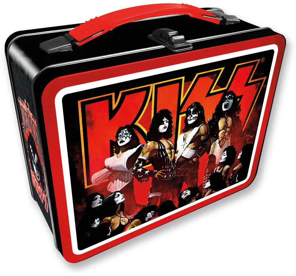 Tin Carry All Fun Lunch Box KISS