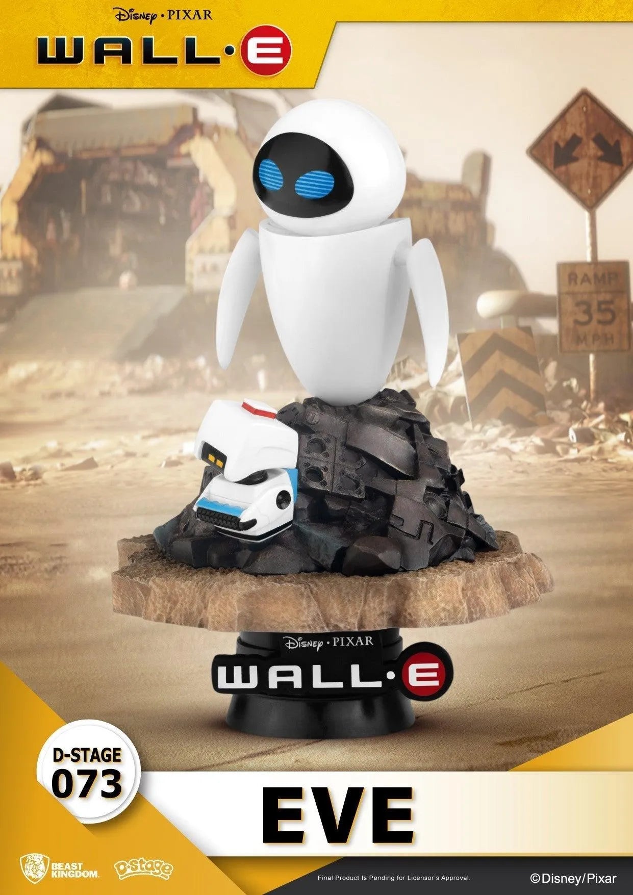 VR-97863 Beast Kingdom D Stage Wall-E Eve - Beast Kingdom - Titan Pop Culture