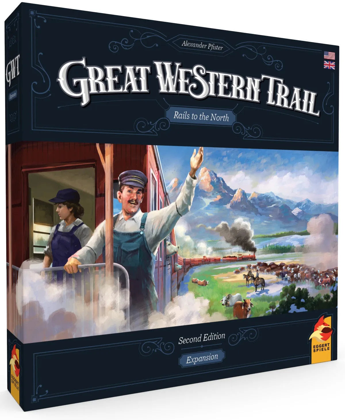 VR-97866 Great Western Trail Rails to the North Second Edition - Next move Games - Titan Pop Culture