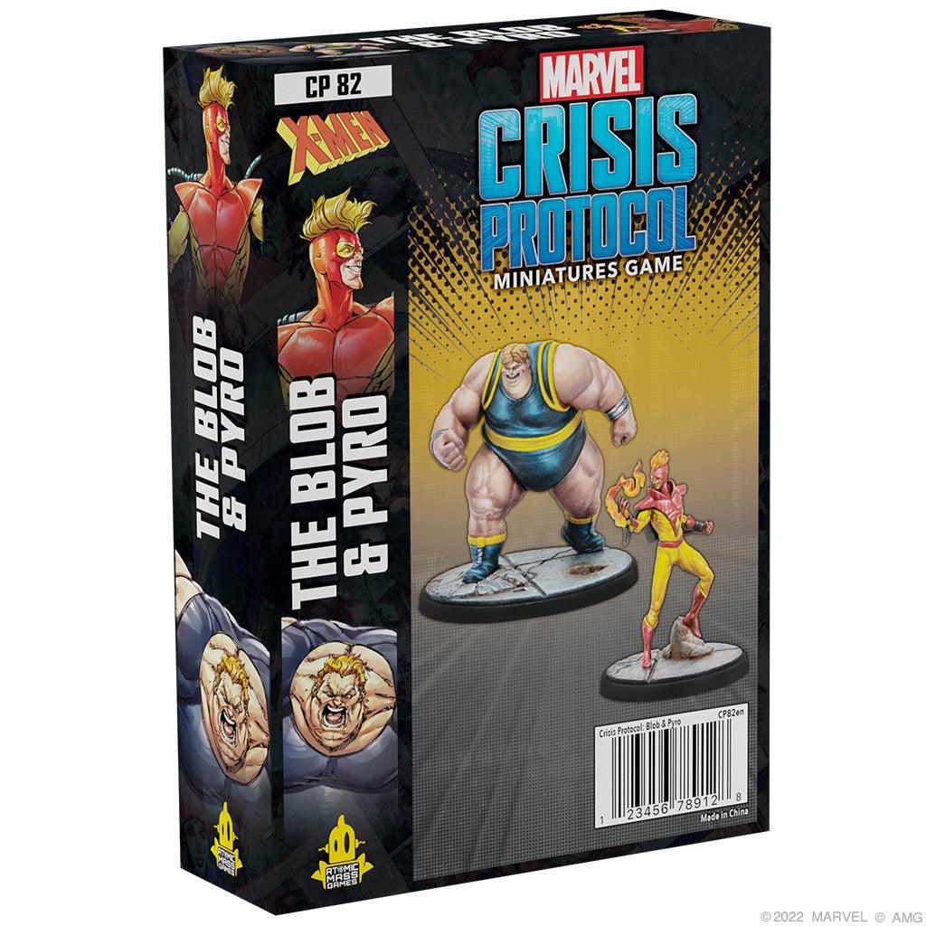 VR-98240 Marvel Crisis Protocol Blob & Pyro Character Pack - Atomic Mass Games - Titan Pop Culture