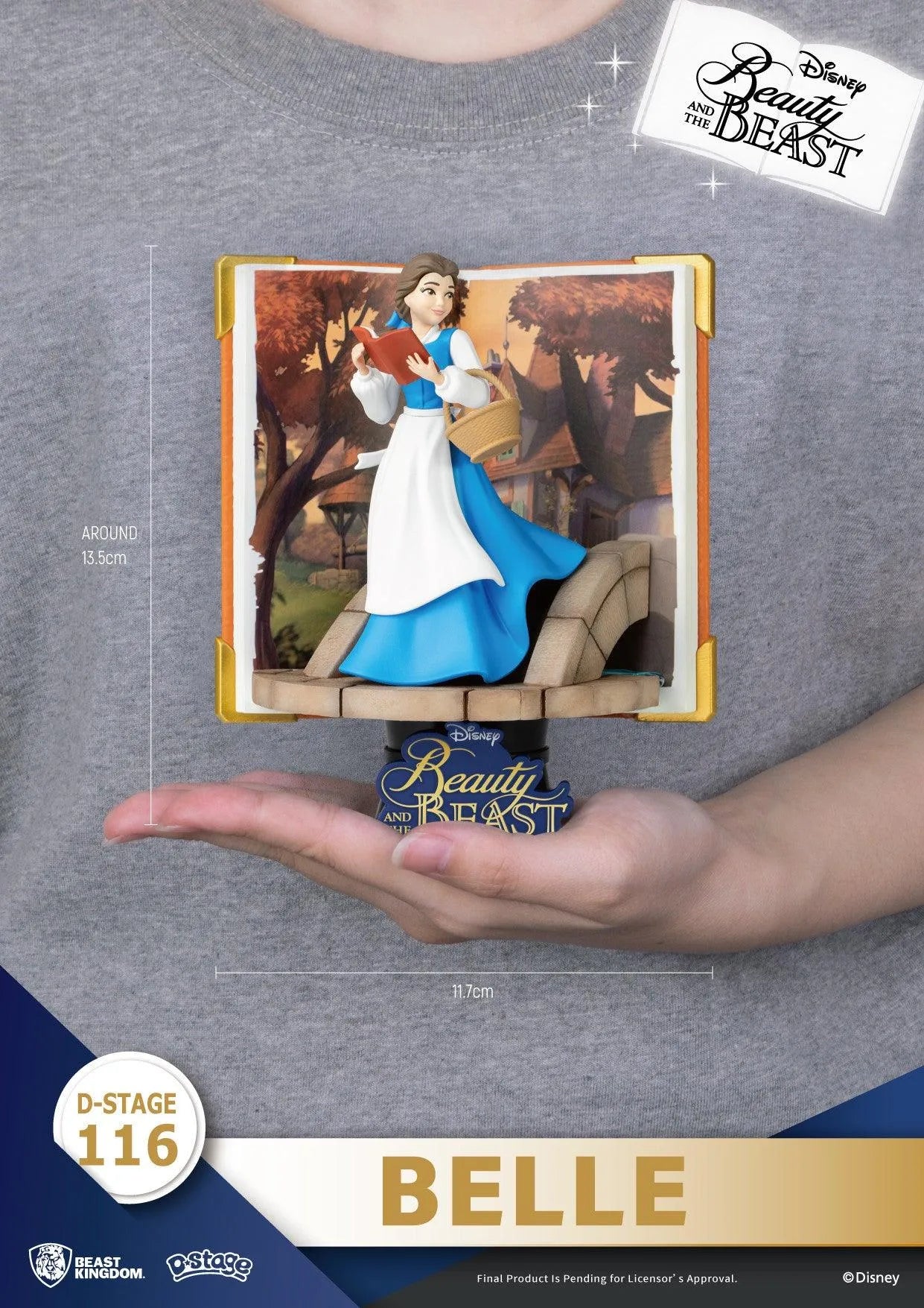 VR-98666 Beast Kingdom D Stage Disney Story Book Series Beauty and the Beast Belle - Beast Kingdom - Titan Pop Culture
