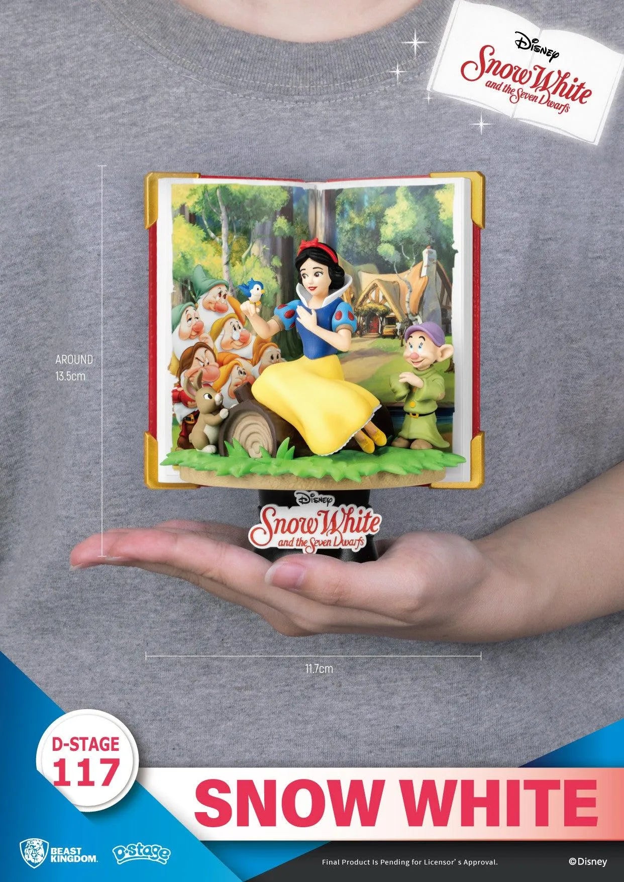 VR-98669 Beast Kingdom D Stage Disney Story Book Series Snow White and the Seven Dwarfs Snow White - Beast Kingdom - Titan Pop Culture