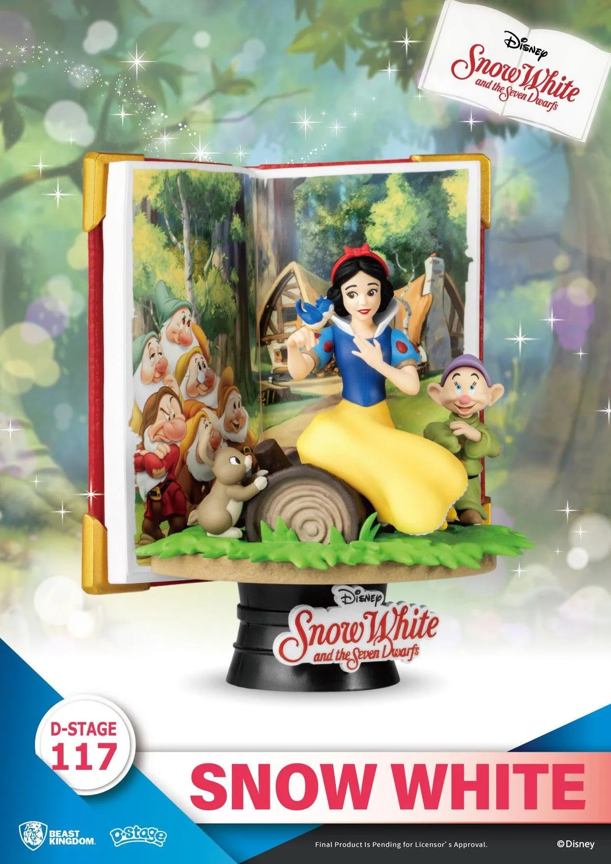 VR-98669 Beast Kingdom D Stage Disney Story Book Series Snow White and the Seven Dwarfs Snow White - Beast Kingdom - Titan Pop Culture