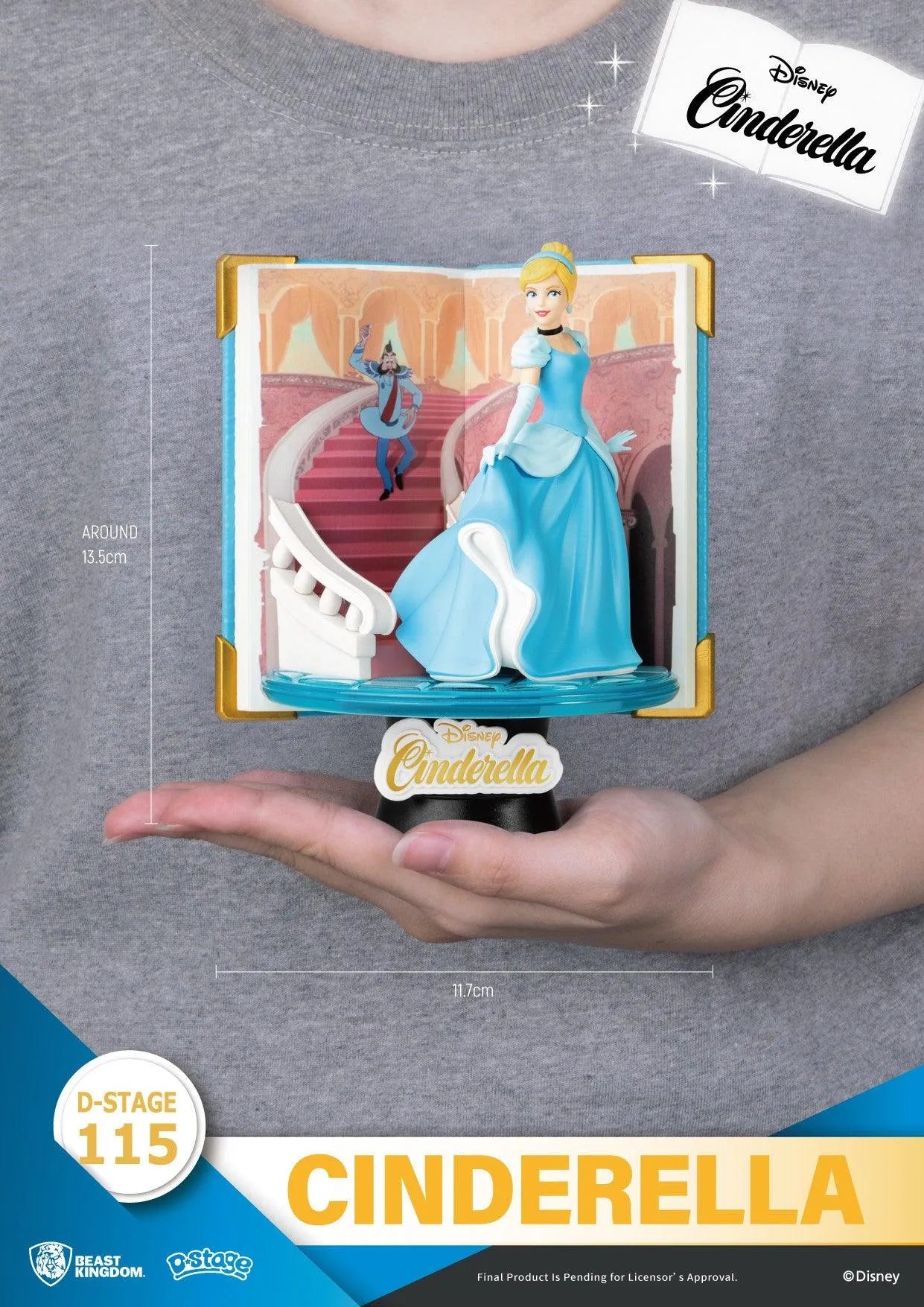 VR-98671 Beast Kingdom D Stage Disney Story Book Series Cinderella - Beast Kingdom - Titan Pop Culture