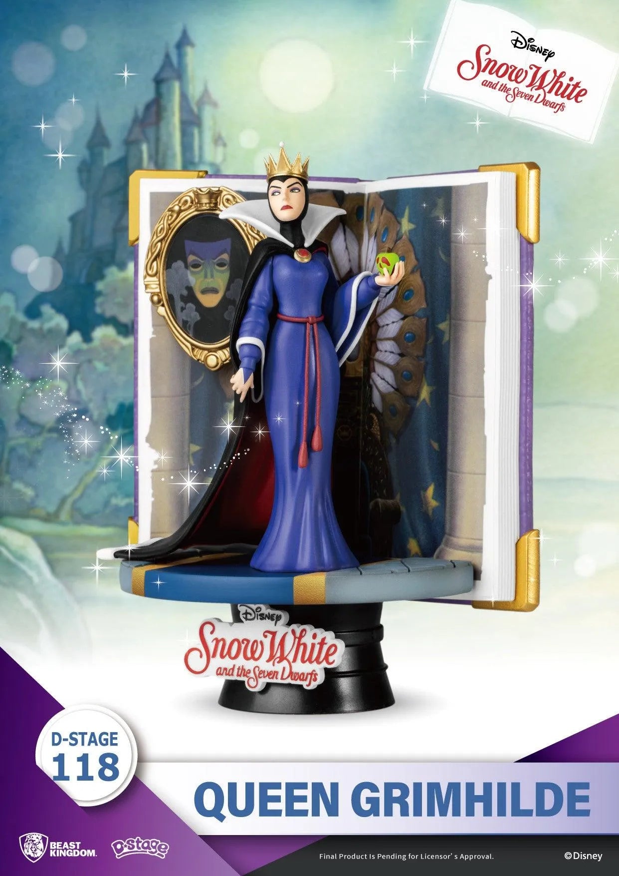 VR-98672 Beast Kingdom D Stage Disney Story Book Series Snow White and the Seven Dwarfs Queen Grimhilde - Beast Kingdom - Titan Pop Culture