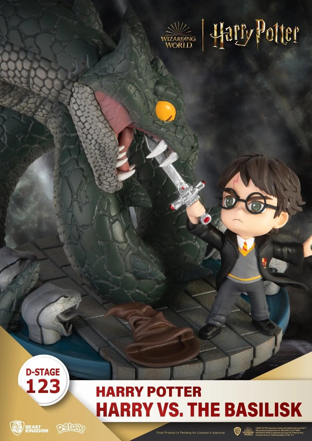 VR-99063 Beast Kingdom D Stage Harry Potter Harry vs Basilisk - Beast Kingdom - Titan Pop Culture