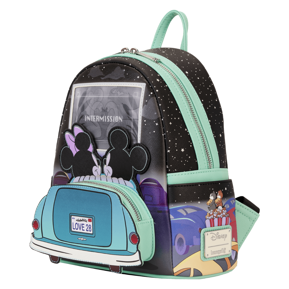 LOUWDBK3462 Disney - Mickey & Minnie Date Drive-In Mini Backpack - Loungefly - Titan Pop Culture