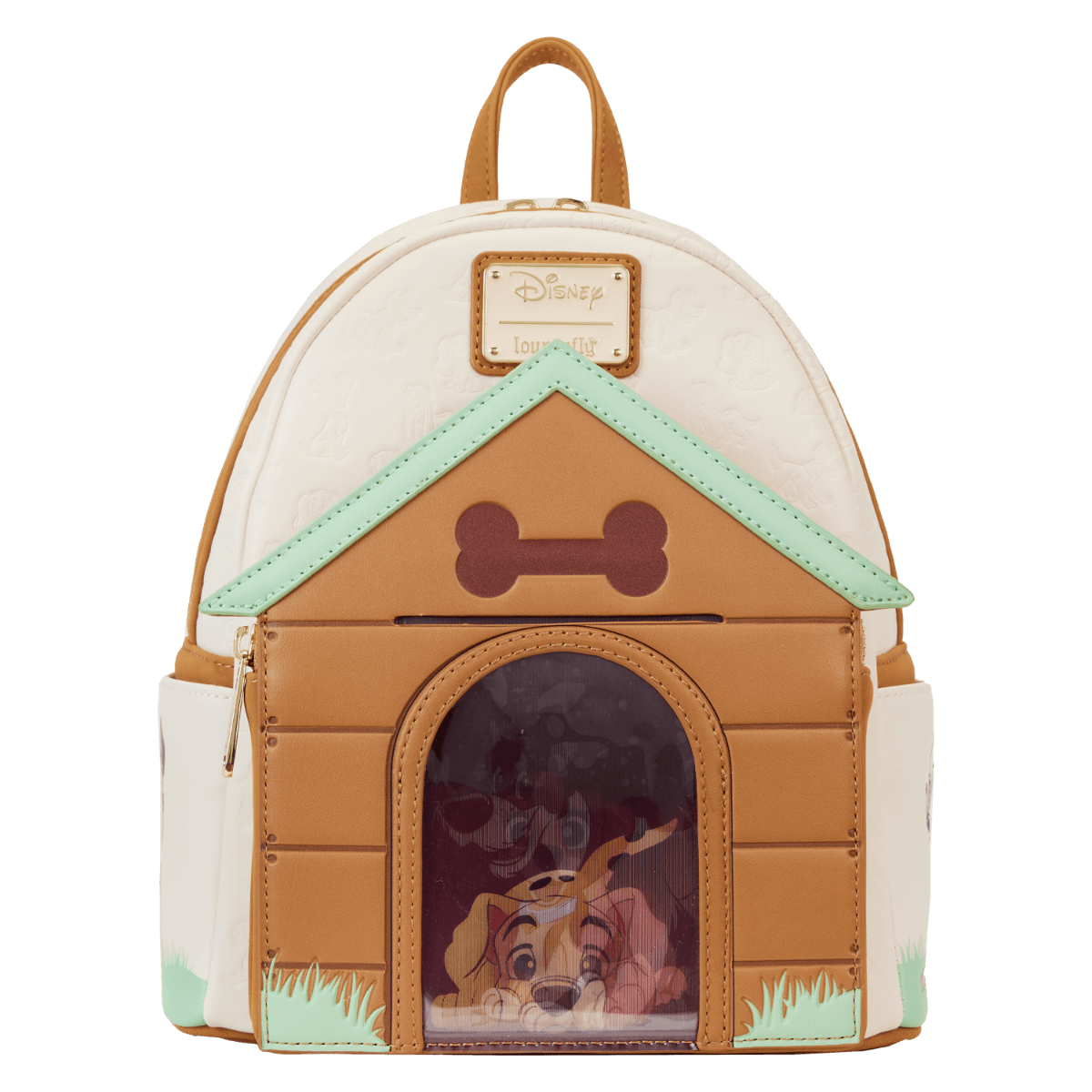 LOUWDBK3467 Disney - I Heart Disney Dogs Lenticular Mini Backpack - Loungefly - Titan Pop Culture