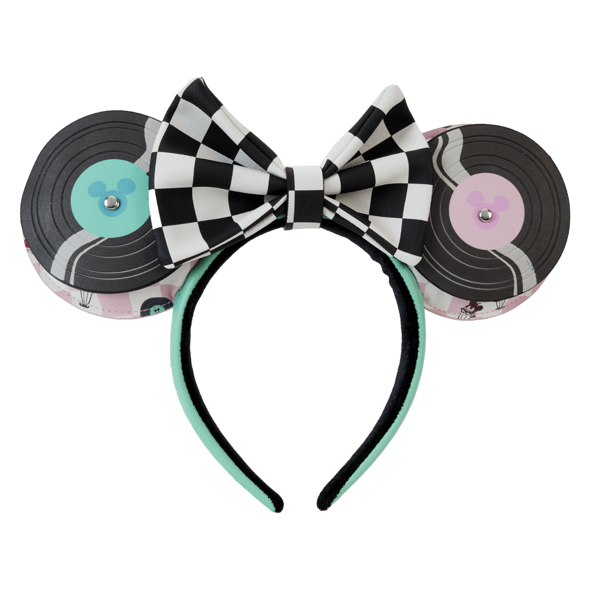 LOUWDHB0130 Disney - Mickey & Minnie Date Diner Records Headband - Loungefly - Titan Pop Culture