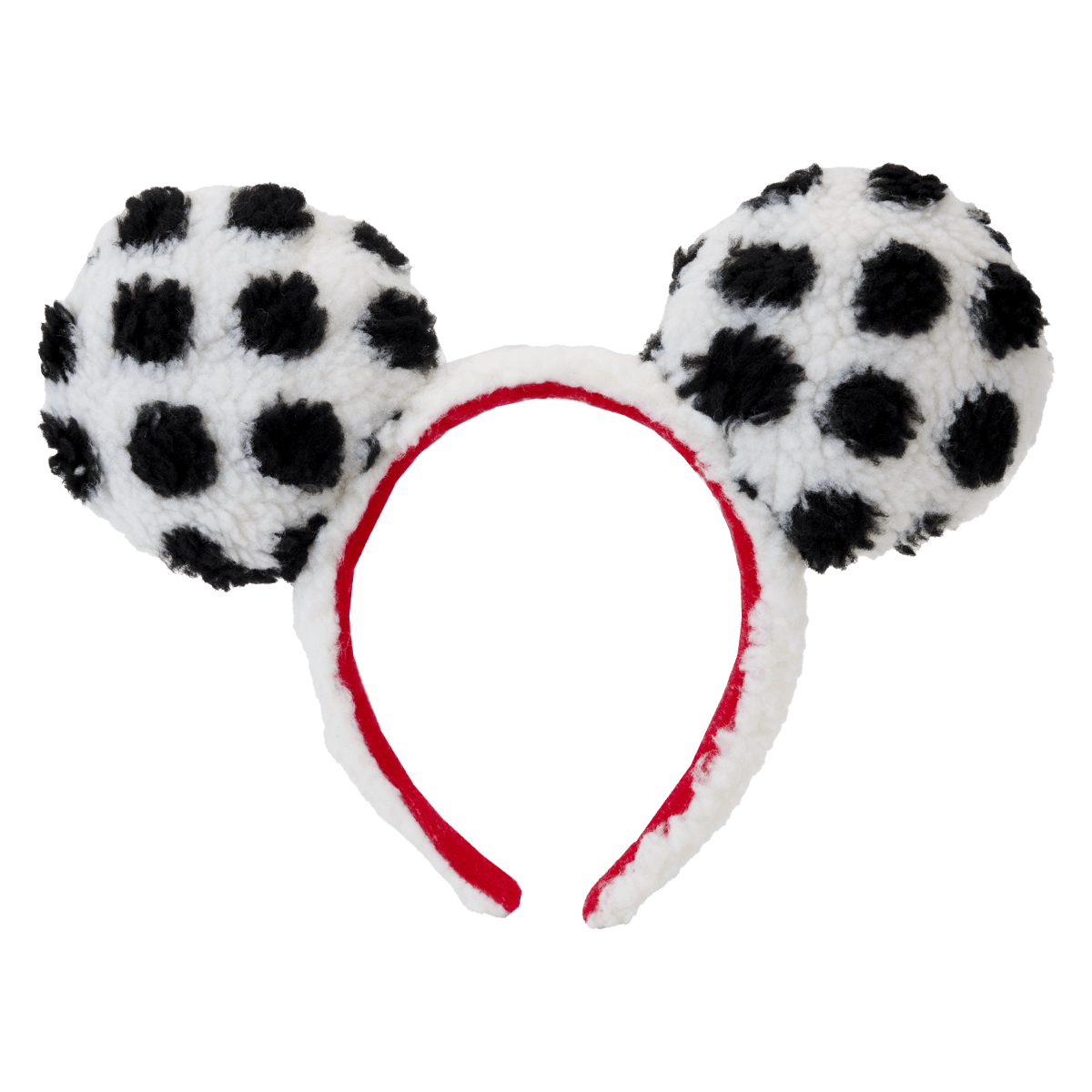 LOUWDHB0131 Disney - Minnie Rocks The Dots Sherpa Headband - Loungefly - Titan Pop Culture