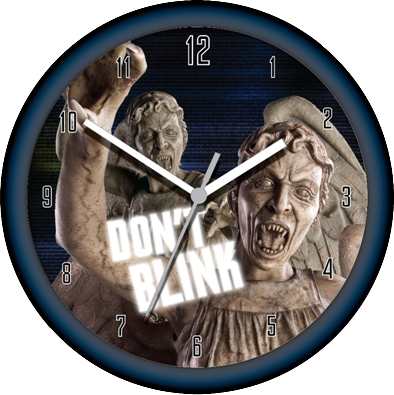 Doctor Who - Weeping Angel Lenticular Wall Clock