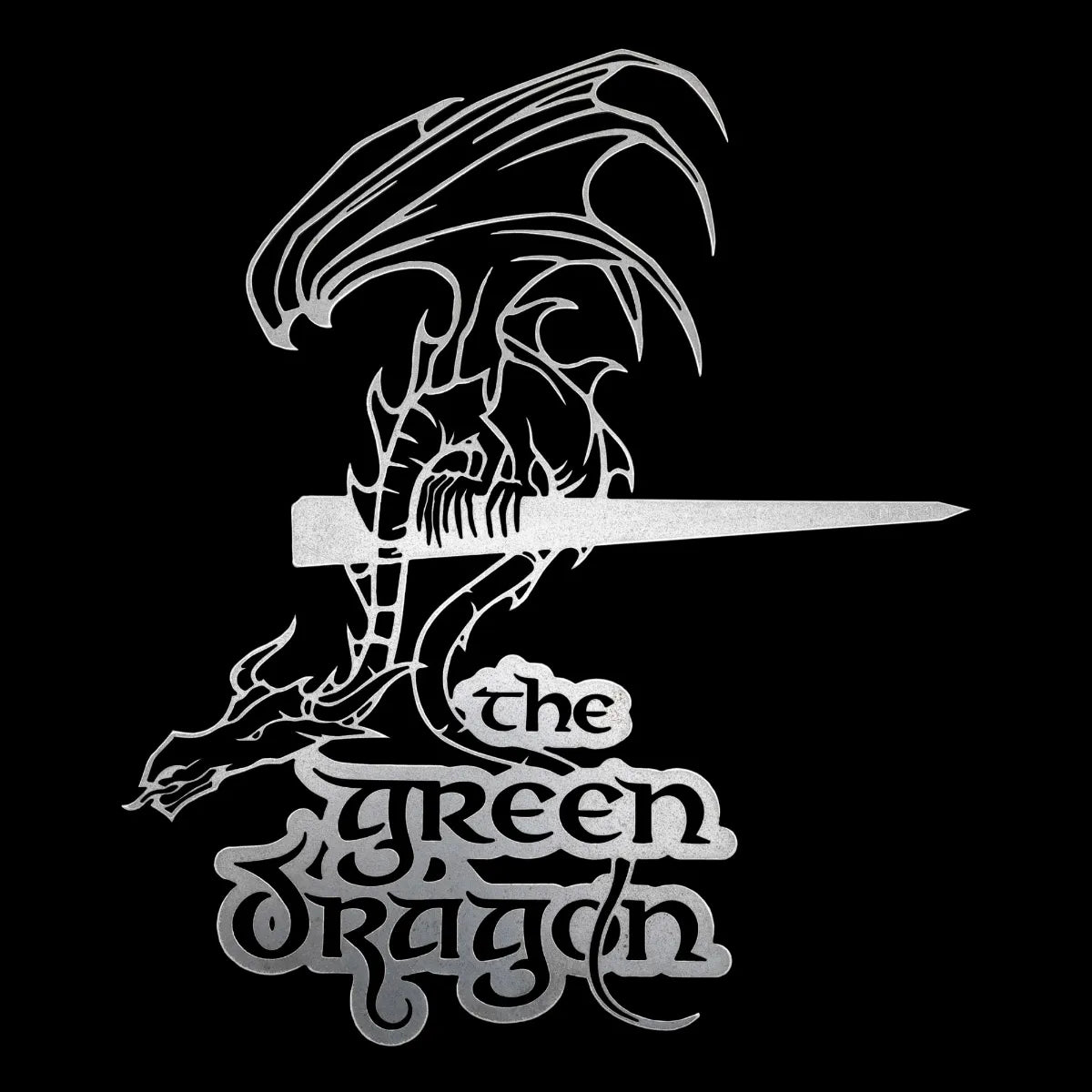 WET04648 Lord of the Rings - The Green Dragon Metalbird Corten Steel Silhouette - Weta Workshop - Titan Pop Culture