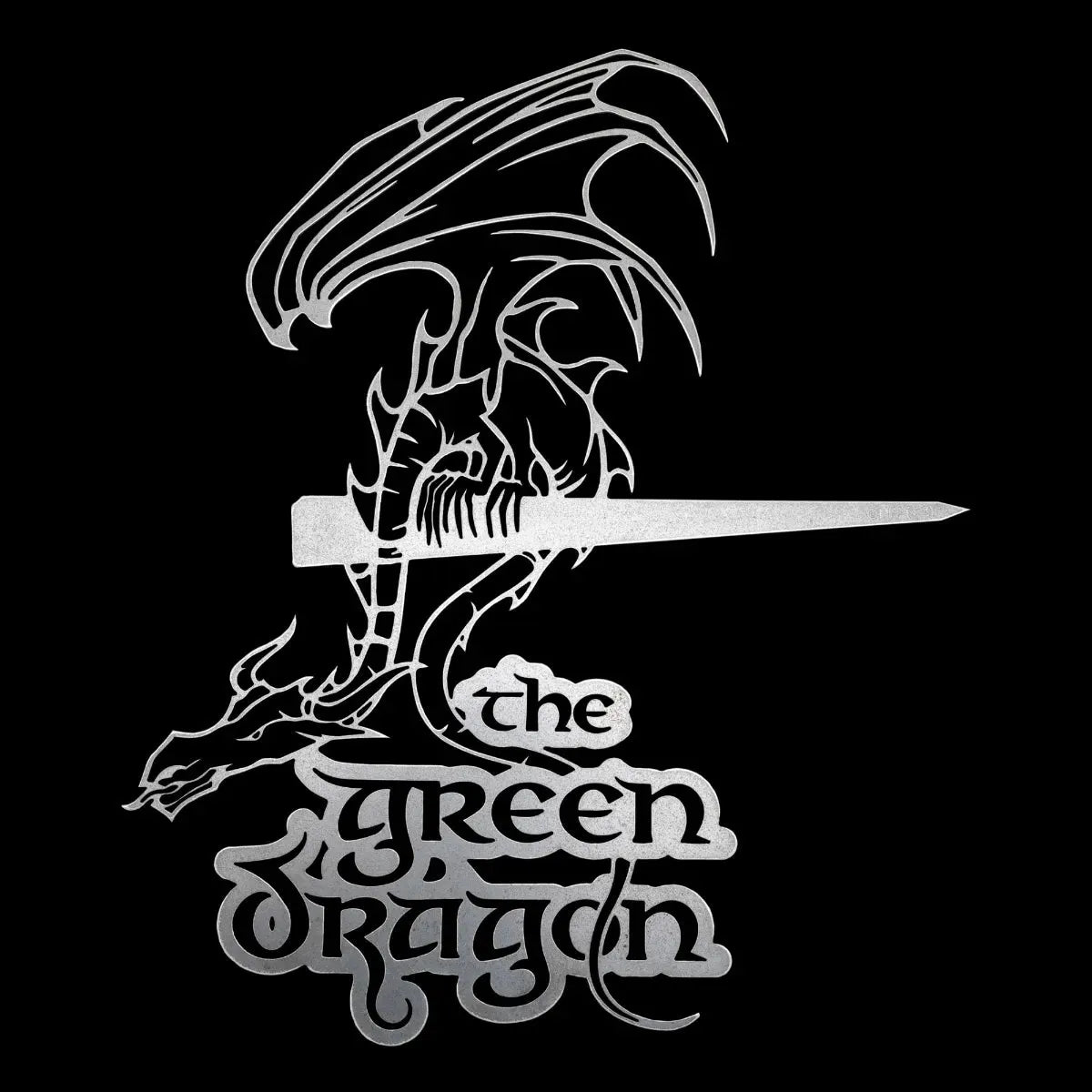 WET04648 Lord of the Rings - The Green Dragon Metalbird Corten Steel Silhouette - Weta Workshop - Titan Pop Culture