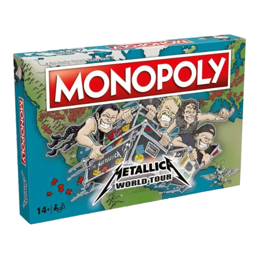 WINWM01868 Monopoly - Metallica World Tour Edition - Winning Moves - Titan Pop Culture