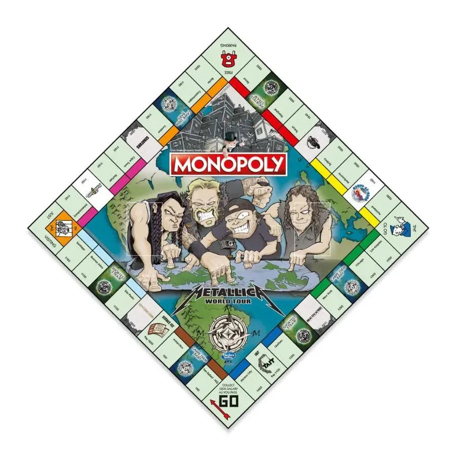 WINWM01868 Monopoly - Metallica World Tour Edition - Winning Moves - Titan Pop Culture