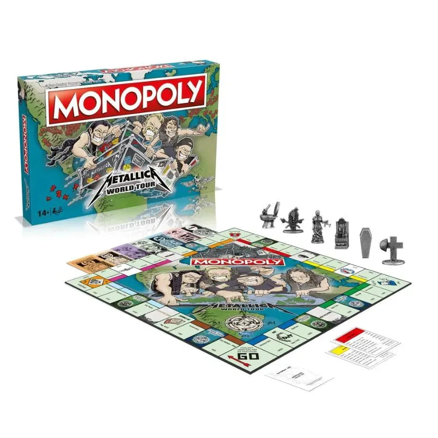 WINWM01868 Monopoly - Metallica World Tour Edition - Winning Moves - Titan Pop Culture