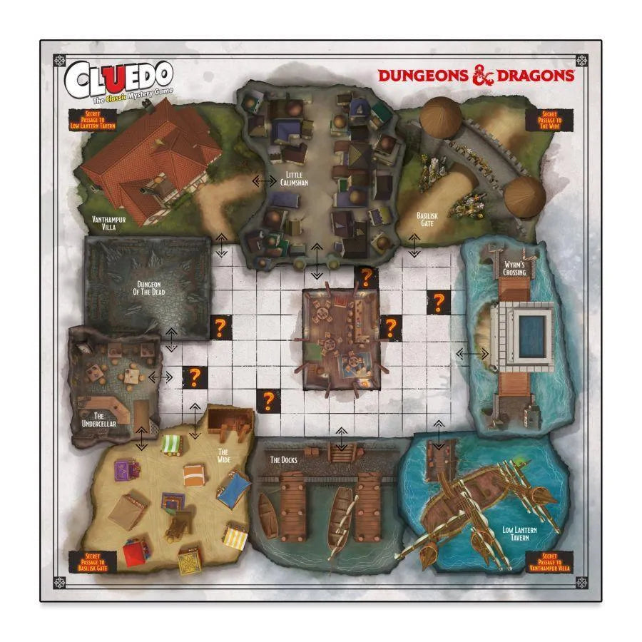 WINWM02029 Cluedo - Dungeons & Dragons Edition - Winning Moves - Titan Pop Culture