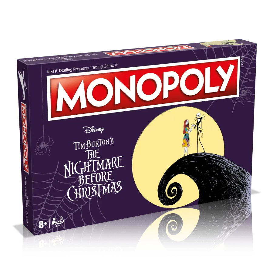 WINWM02932 Monopoly - The Nightmare Before Christmas 2 Edition - Winning Moves - Titan Pop Culture