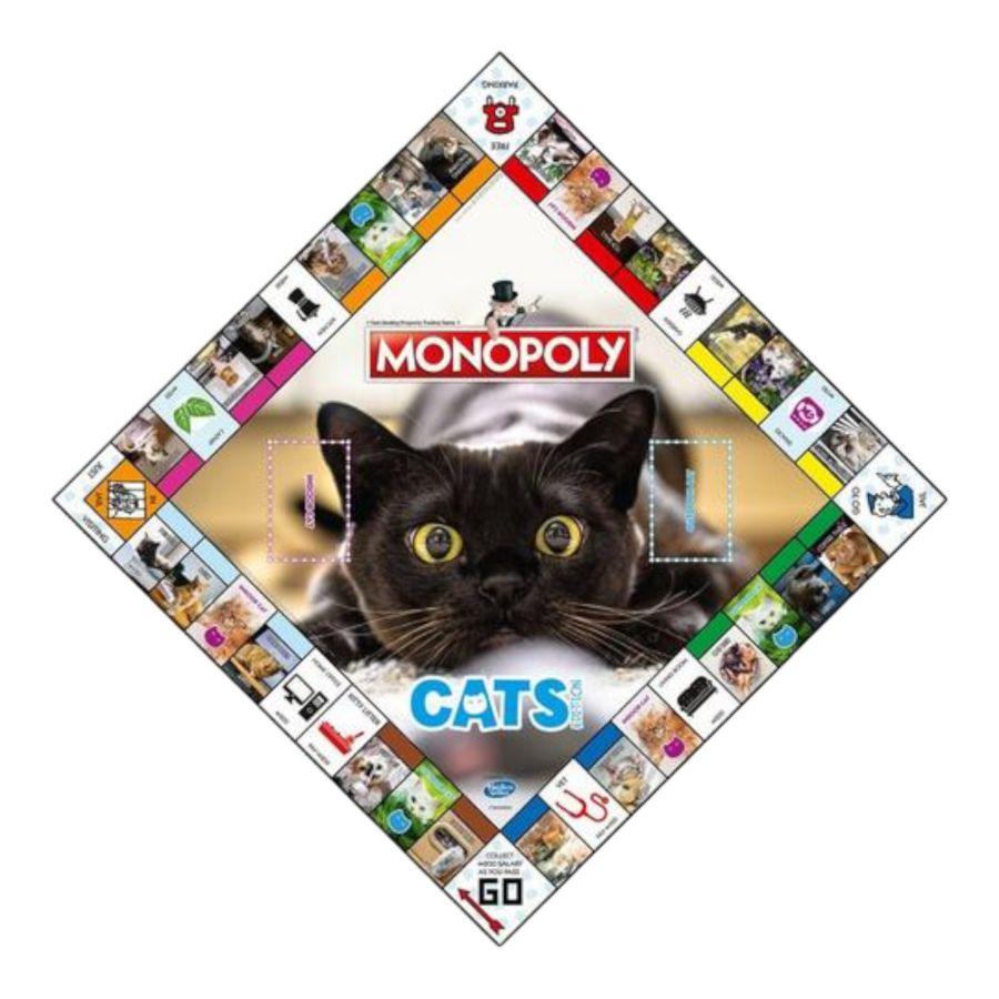 WINWM03528 Monopoly - Cats Edition - Winning Moves - Titan Pop Culture
