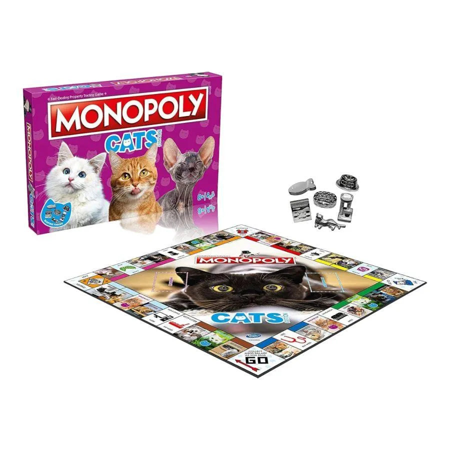 WINWM03528 Monopoly - Cats Edition - Winning Moves - Titan Pop Culture