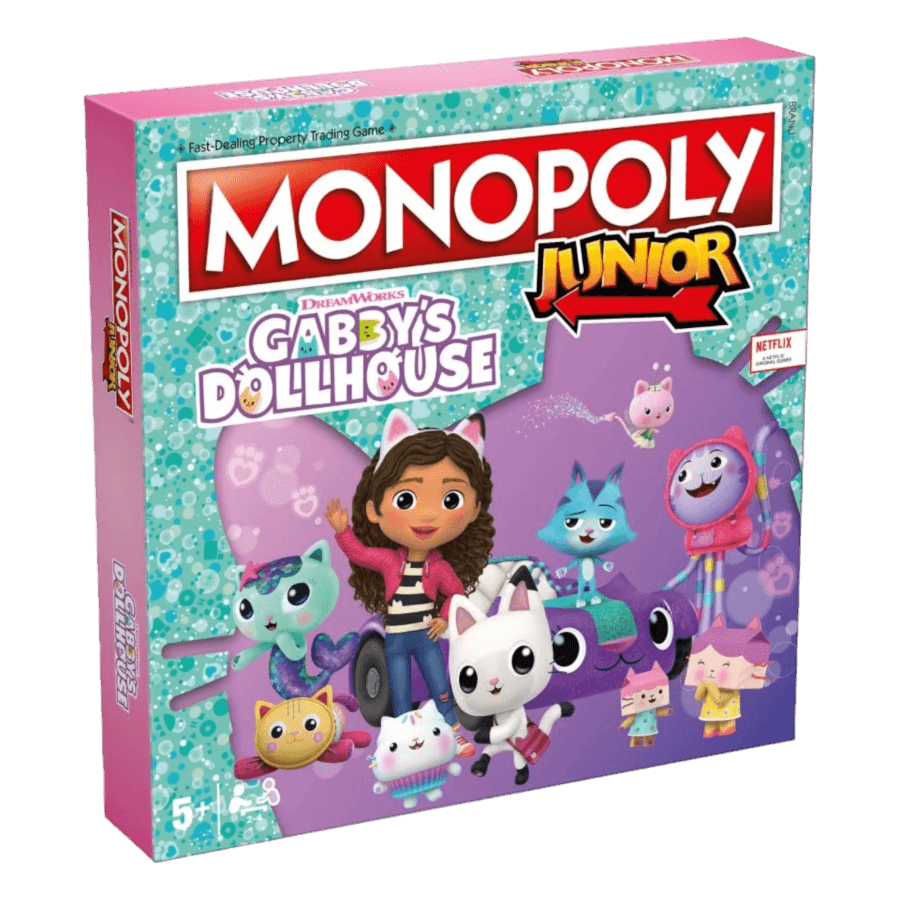 WINWM04157 Monopoly - Gabby's Dollhouse Junior Edition - Winning Moves - Titan Pop Culture